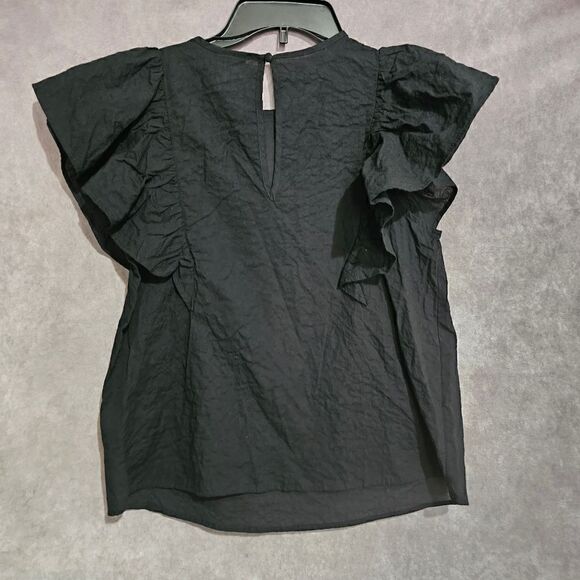 Women's Short Flutter Sleeve Tank Top XS - Picture 4 of 4